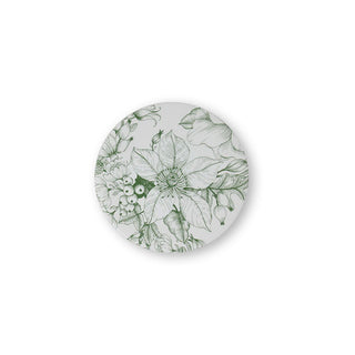 Villa Altachiara Table Service 18 Pieces Green Jacquard in Ceramic
