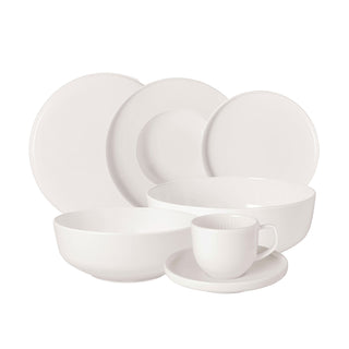 Villeroy &amp; Boch 26-piece Afina dinner service in white porcelain