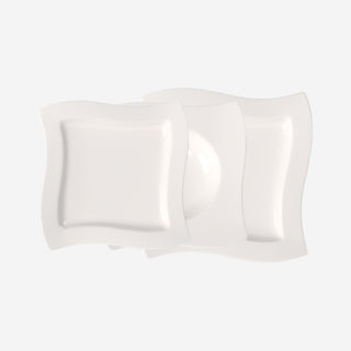 Villeroy & Boch Servizio Tavola 18 Pezzi New Wave in Porcellana Bianca