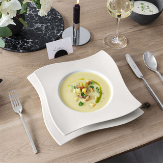 Villeroy & Boch Servizio Tavola 18 Pezzi New Wave in Porcellana Bianca