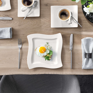 Villeroy & Boch Servizio Tavola 18 Pezzi New Wave in Porcellana Bianca