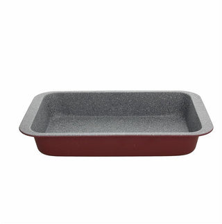 Tognana Lasagnera Carbon Steel red with lid 32x22 cm