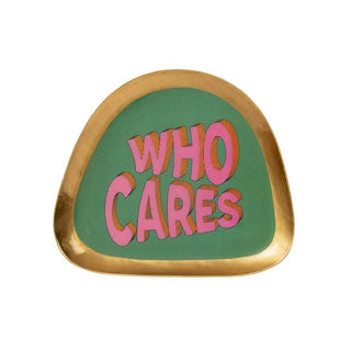 Lamart Vassoio Who Cares 13x15 cm in Metallo