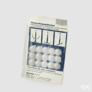 Kit di Cera Adesiva per Candele Stelo 15 Pezzi