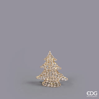 EDG Enzo De Gasperi Christmas Tree LED Strips 20 Microleds H30 cm Gold
