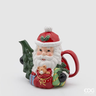 EDG Enzo De Gasperi Teiera Natalizia Babbo in Ceramica
