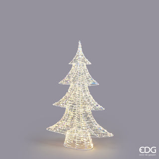 EDG Enzo De Gasperi Árbol de Navidad Led Rayas 1440 Microled Al. 98 cm