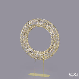 EDG Enzo De Gasperi Corona Led Luxury mit Sockel 1440 Mircoled H100 D80 cm