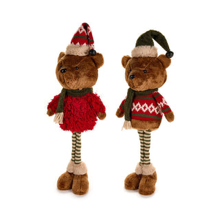 Nuvole di Stoffa Peluche Orso in Piedi Bear Wonderland H54 cm Rosso