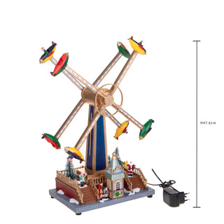 Bianchi Dino Decorazione Giostra Natale H47,6 Cm