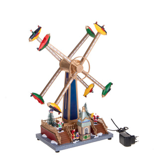 Bianchi Dino Decorazione Giostra Natale H47,6 Cm