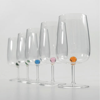 Zafferano Set 6 Tumbler Glasses Bilia Assorted Colors 44 cl