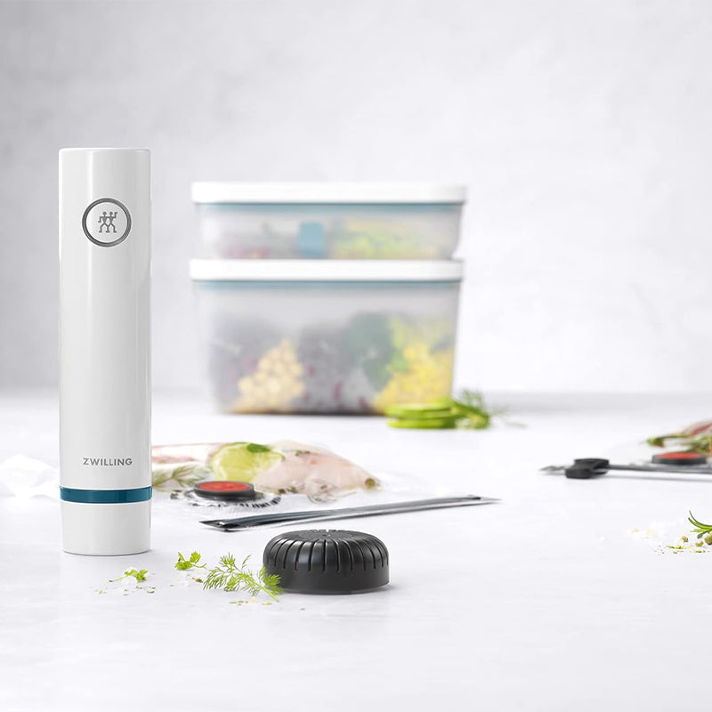 Set Sottovuoto ZWILLING La-Mer 16 Pezzi - Contenitori Vetro E Sacchetti Per Conservazione Cibo - Foto 2