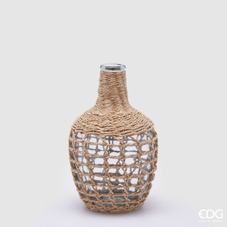 EDG Enzo De Gasperi Vaso Rete Bottiglia H30 D19 cm