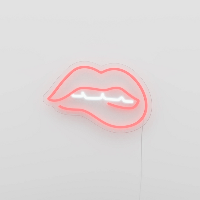 Candyshock Luce Neon Small Biting Lips 40 cm