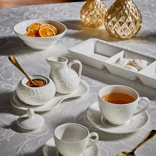 Andrea Fontebasso Tognana Set 4 Tazze Cappuccino 200 cl Etoile Bianco