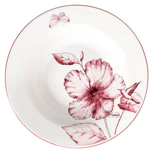 Tognana Servizio di Piatti Atollo Colibrì 18 pezzi in Porcellana