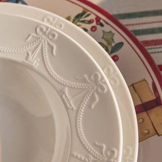 Tognana Atollo Weihnachtszauber Porzellan-Geschirrset, 18-teilig