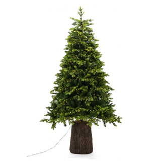 Weihnachtsbaum Angebot mit Stamm und 1450 MicroLEDs H240 D145 cm