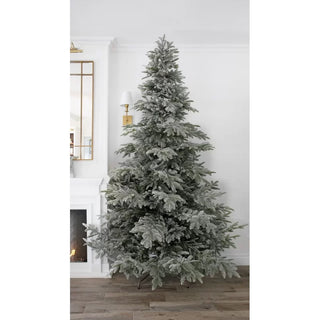 Albero di Natale Rockefeller innevato di Salvatore Izzo H180 cm Ultra Realistico total PE