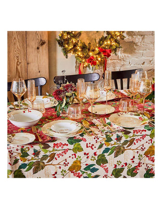 Tognana Poema Ribes Weihnachtsgeschirr-Set, 24-teilig