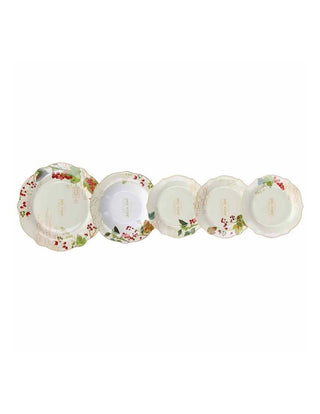 Tognana Poema Ribes Weihnachtsgeschirr-Set, 24-teilig