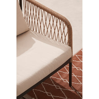 Andrea Bizzotto Felipe 4-teiliges Outdoor-Lounge-Set, Natur 