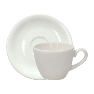 Tognana Juego de 6 tazas de café y platillos Attitude de porcelana 80 cc