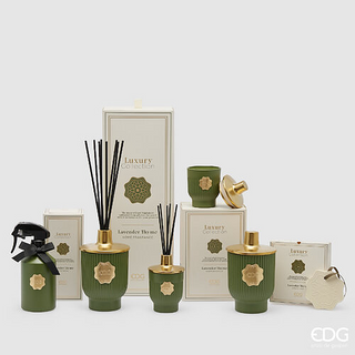 EDG Enzo De Gasperi Profumatore Luxury con Bastoncini 200 ml Lavanda e Timo