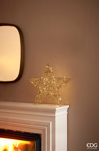 EDG Enzo De Gasperi Decoro Stella Intreccio 30 Microled D30 cm