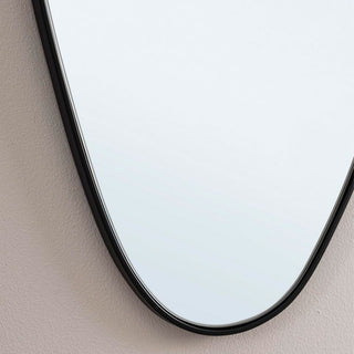 Andrea Bizzotto Specchio Asteroid Nero 130x64.5 cm