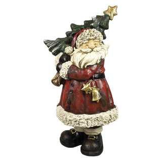 Brandani Babbo Natale con Albero H83 cm in Resina