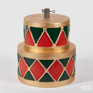 EDG Enzo de Gasperi Christmas Tree Drum Base H49 cm D45cm