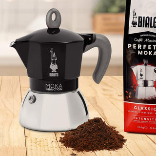 Bialetti Moka Exclusive 2 Tazze Induzione Rosso