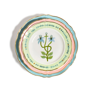 Bitossi Home Botanica Rosa deep plate in porcelain 23 cm