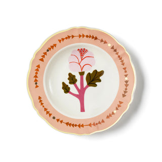 Bitossi Home Botanica Rosa deep plate in porcelain 23 cm