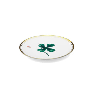 Bitossi Home Quadrifoglio Plate D17 cm in Porcelain