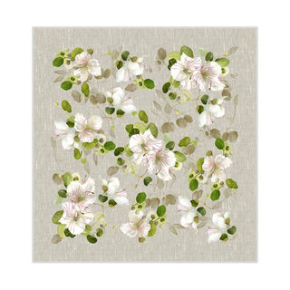 Tessitura Toscana Telerie Set of 4 Blossom 4Dinner Napkins 46x46 cm in Cotton