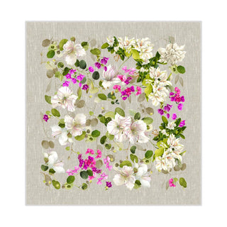 Tessitura Toscana Telerie Set of 4 Blossom 4Dinner Napkins 46x46 cm in Cotton