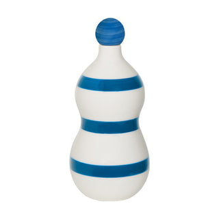 Saffron Lido Ceramic Bottle 82cl Blue Stripes