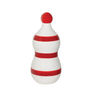 Saffron Lido Ceramic Bottle 82cl Red Bands