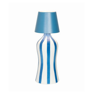 Saffron Lido Ceramic Bottle 90cl Blue