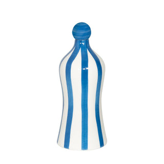 Saffron Lido Ceramic Bottle 90cl Blue