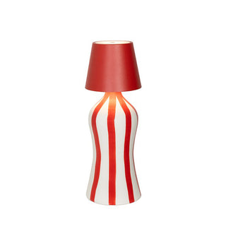 Saffron Lido Ceramic Bottle 90cl Red