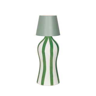 Saffron Lido Ceramic Bottle 90cl Sage Green