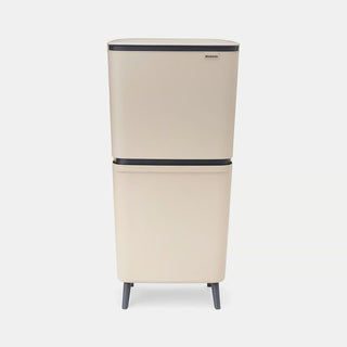Brabantia Pattumiera Recycle Bin SortUp Hi 10+10+25 lt Soft Beige