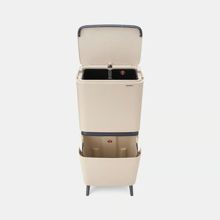 Brabantia Pattumiera Recycle Bin SortUp Hi 10+10+25 lt Soft Beige
