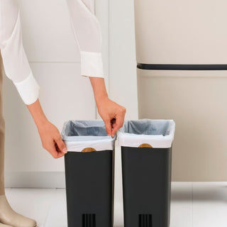Brabantia Pattumiera Recycle Bin SortUp Hi 10+10+25 lt Soft Beige