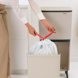 Brabantia Pattumiera Recycle Bin SortUp Hi 10+10+25 lt Soft Beige