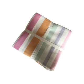 Brandani 2er-Set Polline Micro Flowers and Stripes Baumwoll-Geschirrtücher 50x70 cm